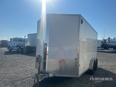 2024 Alcom 14 ft T/A Remolque Cerrado