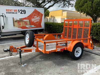 2012 (unverified) Anderson HDLS68 8 ft Utility Trailer