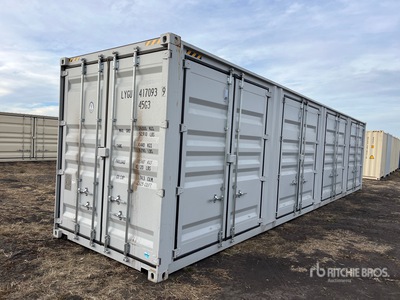 2025 40 ft High Cube Multi-Door Storage Container