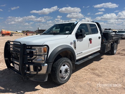 2022 Ford F-550 XL 4x4 Crew Cab Flatbed Truck