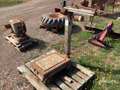 Antique Platform Beam Scale