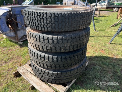 Quantity of (2) 11R24.5 Tires