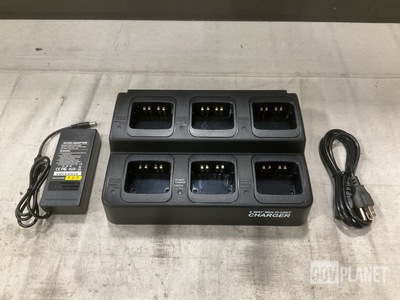 (43) L.R. Wolfe WPLN4108BR 6-Way Multi-Unit Battery Chargers