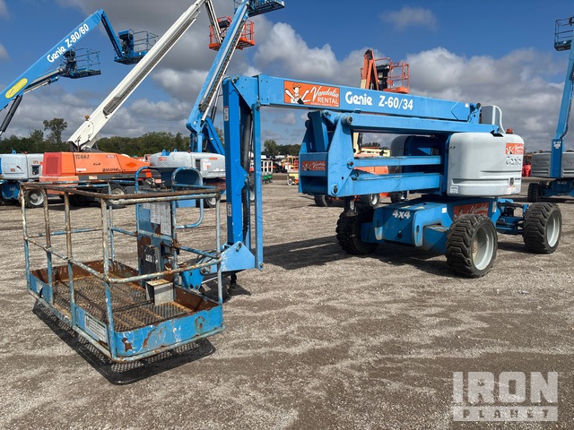 ELEVADOR ARTICULADO 2012 GENIE 4WD Z6034