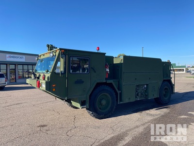 1985 Oshkosh A/S32P-19A 4x4 Extended Cab Fire Truck