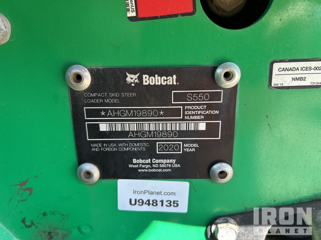 MINI CARGADOR SOBRE RUEDAS 2020 BOBCAT LOADER