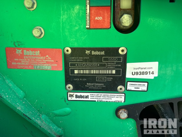 MINI CARGADOR SOBRE RUEDAS 2018 BOBCAT LOADER