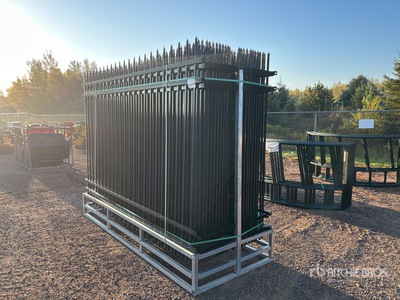 Quantity of (24) 10 ft Galvanized Staccionata (Unused)