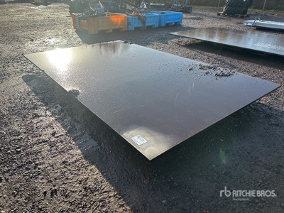 6 ft x 10 ft 2 in Road Stalen platen