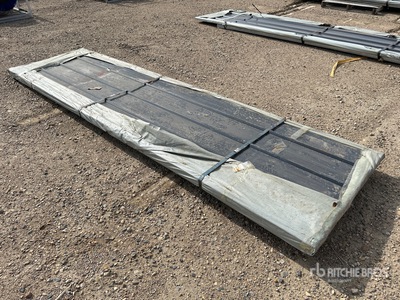 Quantity of (100) 2025 SKLP SKL100 12 ft Galvalume Steel Sheets (Black) (Unused)