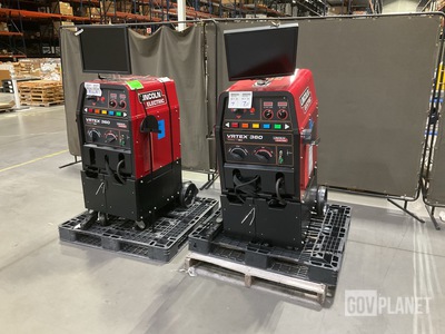 (2) Lincoln Electric VRTEX 360 Virtual Reality Welding Training Simulators