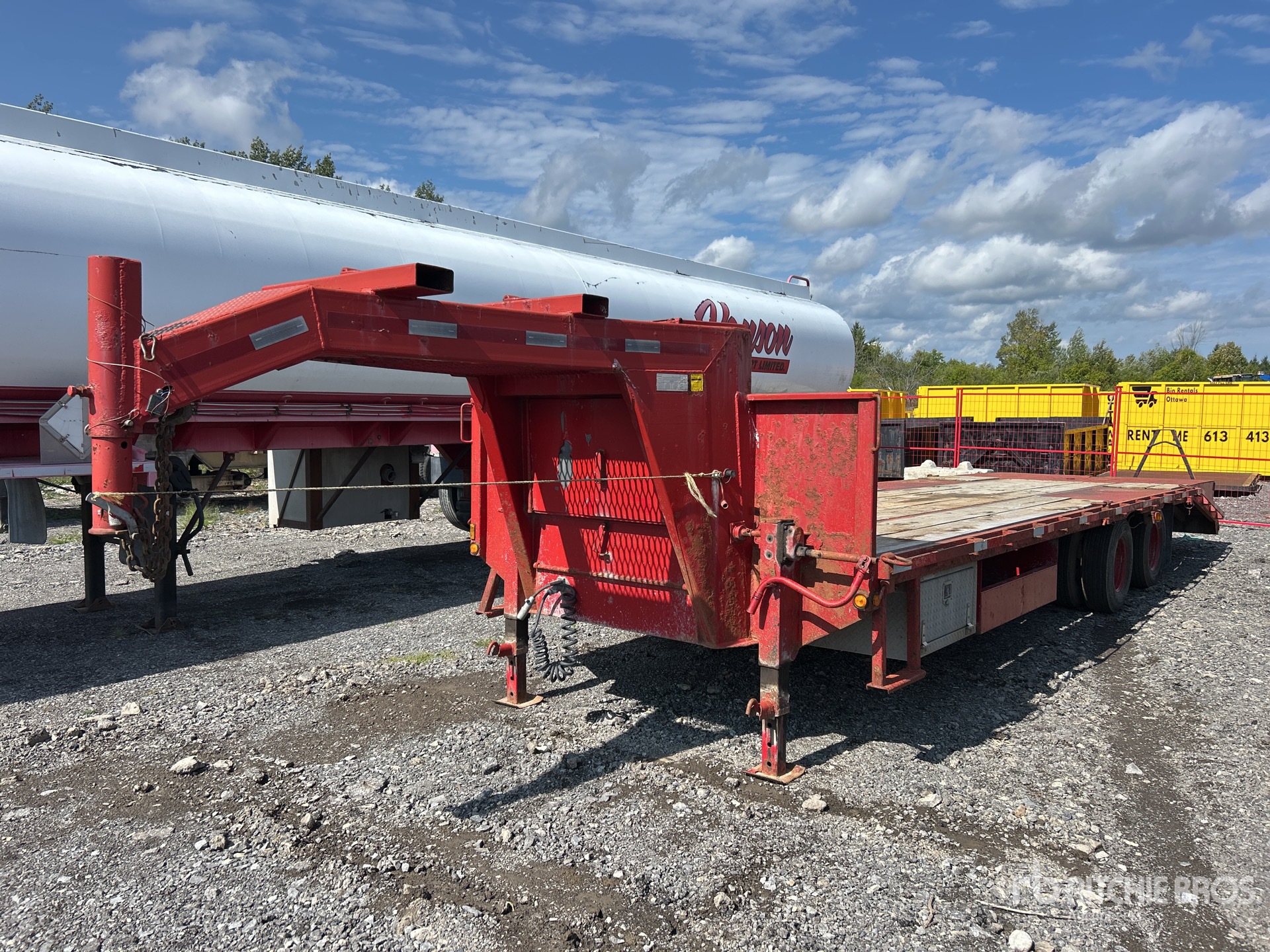 2015 Kerr 36 ft T/A Gooseneck Equipment Trailer
