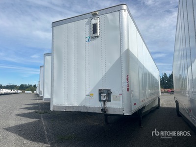 2012 Wabash DVCVHPC 53 ft x 102 in T/A Remorque fourgon