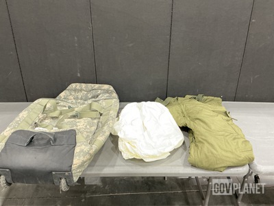 (7) Pairs of Overalls, (24) Pairs of Gloves, (8) Duffel Bags & Assorted Items