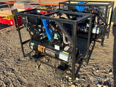 2025 AGT AC Skid-Mounted 40 gal Compressore (Unused)
