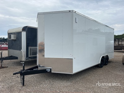 2025 Salvation Trailers 20 ft T/A Remorque fermée (Unused)