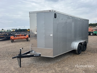 2025 Salvation Trailers 16 ft T/A Remorque fermée (Unused)