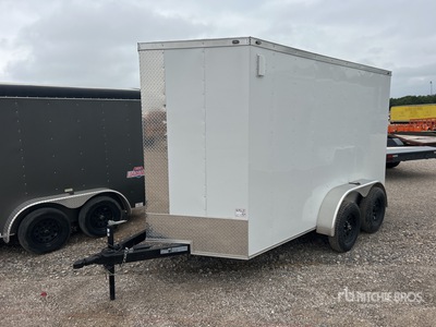 2025 Salvation Trailers 14 Ft T/A Remorque fermée (Unused)