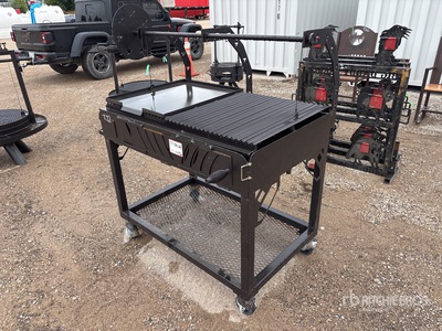 Big Daddy Grills Santa Anna Rectangle Grill with Crank Divers - Magasin, entrepôt, consommateur (Unused)