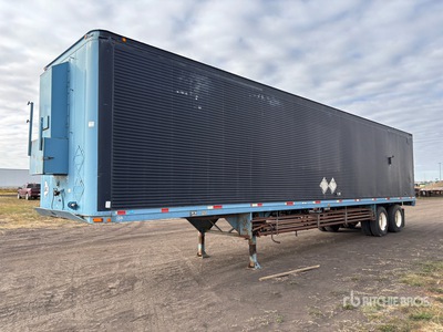 1988 Trailmobile 46 ft x 102 in T/A Insulated Boiler Van Trailer