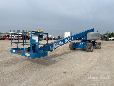 2016 Genie S-80X 4WD Diesel Telescopic Boom Lift