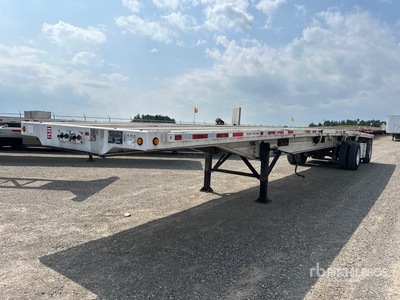 2011 Benson 48 ft T/A Spread Axle Pritsche Anhänger
