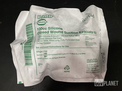 (5) Cases of Bard 0071440 Suction Evacuator Kits