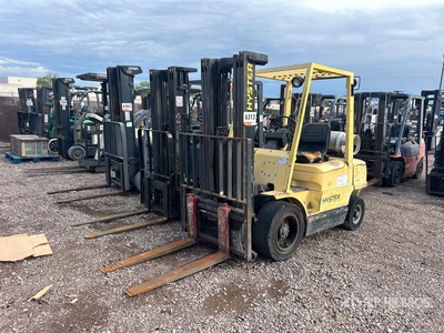 1998 Hyster H50XM 5250 lb Pneumatic Tire Forklift