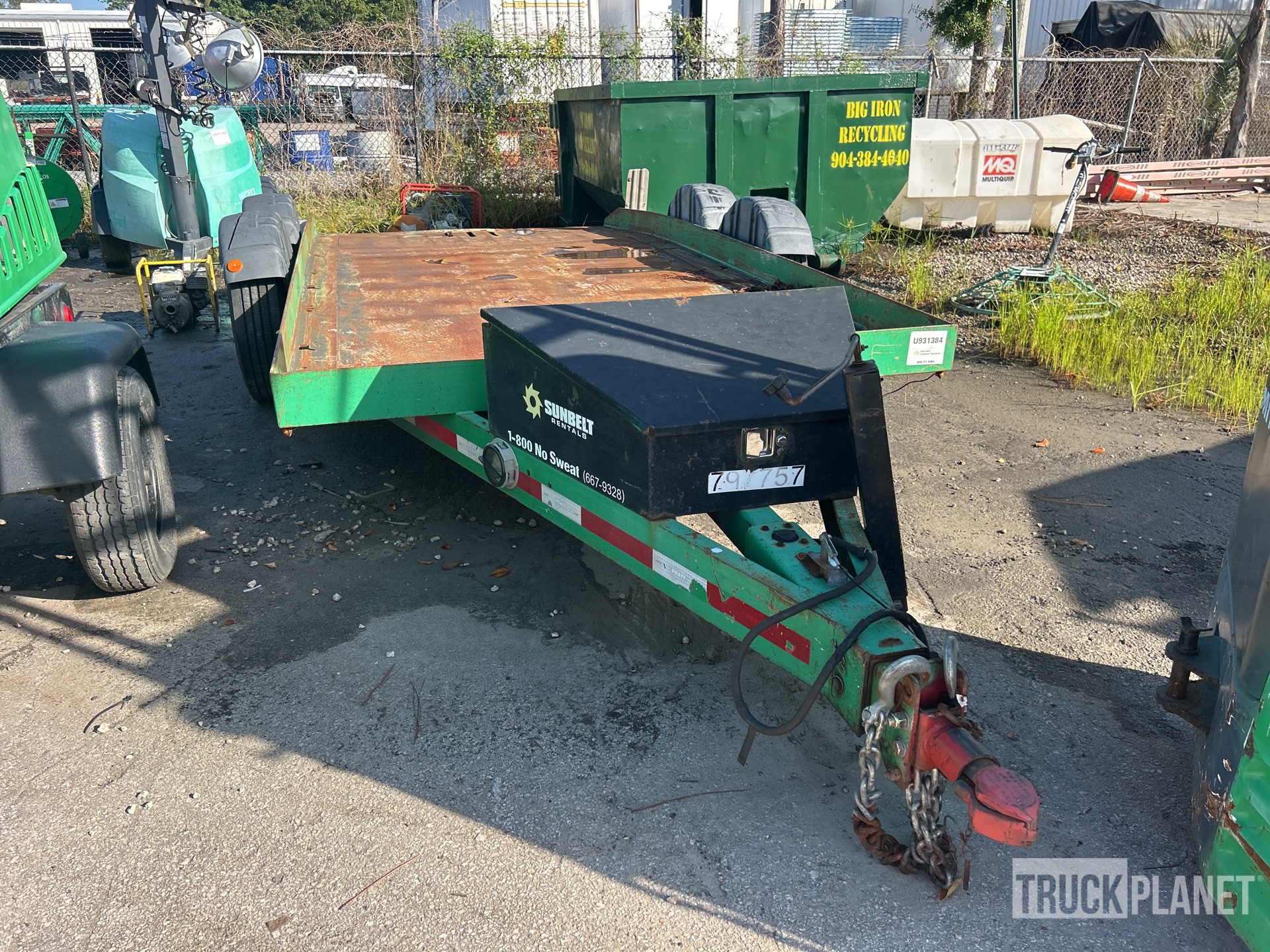 2016 Pratt EZ-1480 14 ft T/A Ground Load Trailer in JACKSONVILLE
