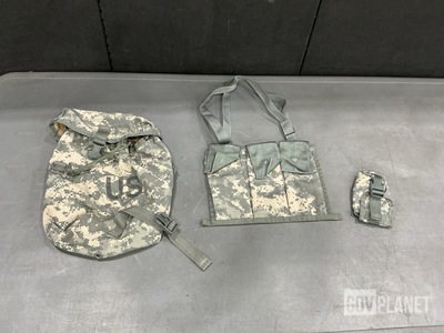 (182) Bandoleers, (71) Wasit Packs, (112) Sustainment Pouches & Assorted Items