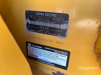 2014 John Deere 300D Camión Dumper Articulado