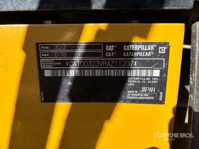 2019 Cat 323 Tracked Excavator