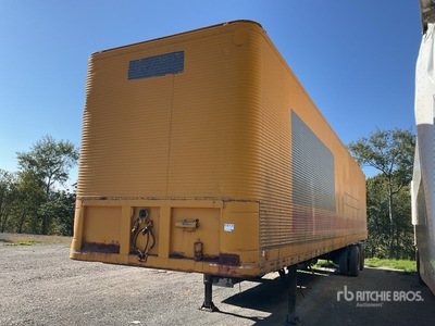 Yellow 48 ft T/A Van Trailer