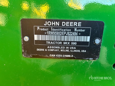 2023 John Deere 9RX 590 Tracteur agricole à chenille