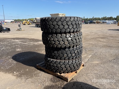 Quantity of (4) Michelin 395/85R20 XZL Tires