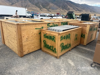 Quantity of (3) Crates of Quantity of Solar Panels