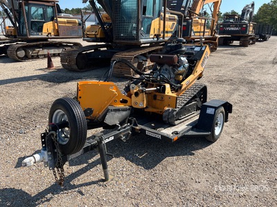 Barreto E30SGB Walk Behind Stump Grinder w/ Barreto Trailer