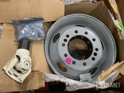 (1) Transmission Control Assembly, (1) Shaft w/Joint, (1) Wheel & Assorted Items