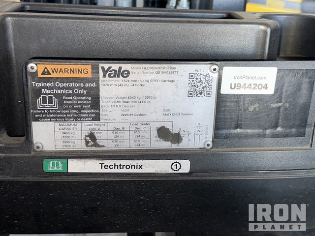 MONTACARGAS 2019 YALE GLC080VXNKSE096