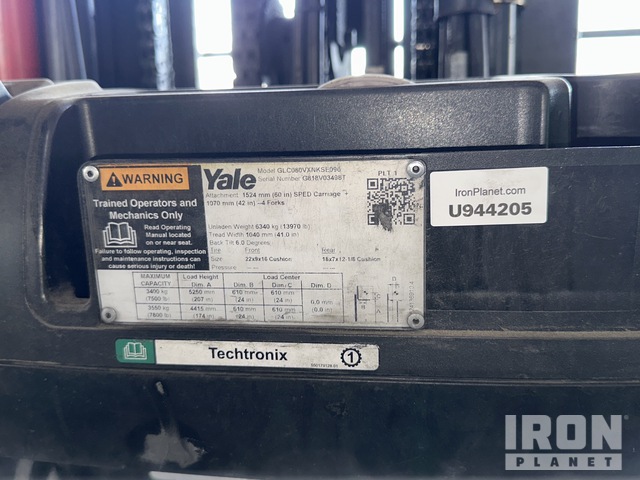 MONTACARGAS 2019 YALE GLC080VXNKSE096