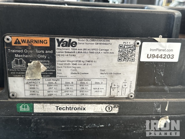 MONTACARGAS 2020 YALE GLC080VXNKSE096
