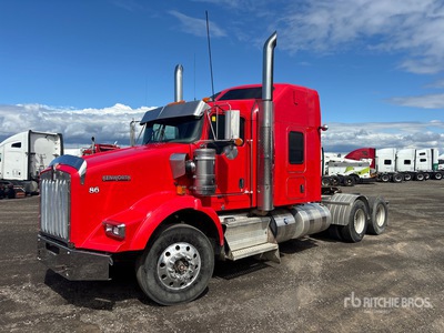 2017 Kenworth T800 6x4 T/A Sleeper Truck Tractor