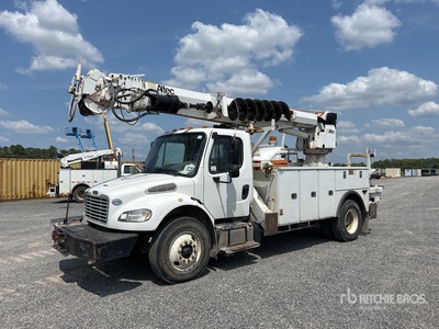 Altec DM47BTR on 2017 Freightliner M2106 4x2 Digger Derrick Truck