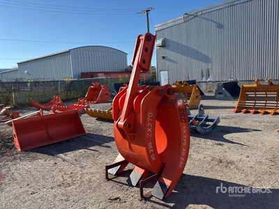 2025 SEC 49 in Excavator Grapple - Fits Hitachi ZX270 (Unused)