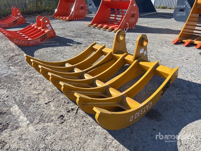 2025 SEC 72 in Excavator Rake - Fits Cat 330D (Unused)