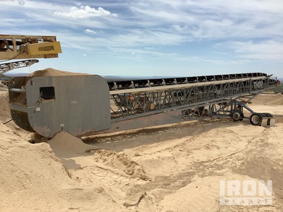 Excel 36 in x 140 ft Portable Radial Stacking Conveyor