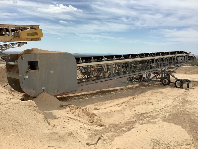 Excel 36 in x 140 ft Portable Radial Stacking Conveyor