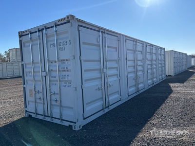 2025 40 ft High Cube Multi-Door Storage Container