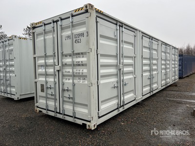 2025 40 ft High Cube Multi-Door Storage Container