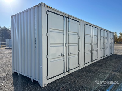 2025 40 ft High Cube Multi-Door Storage Container